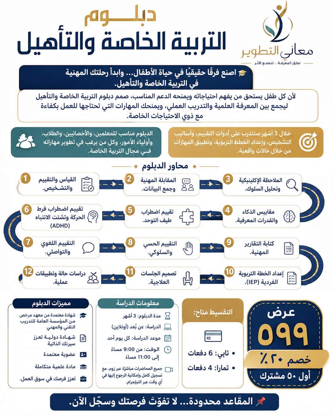 دبلوم التربية الخاصة والتأهيل