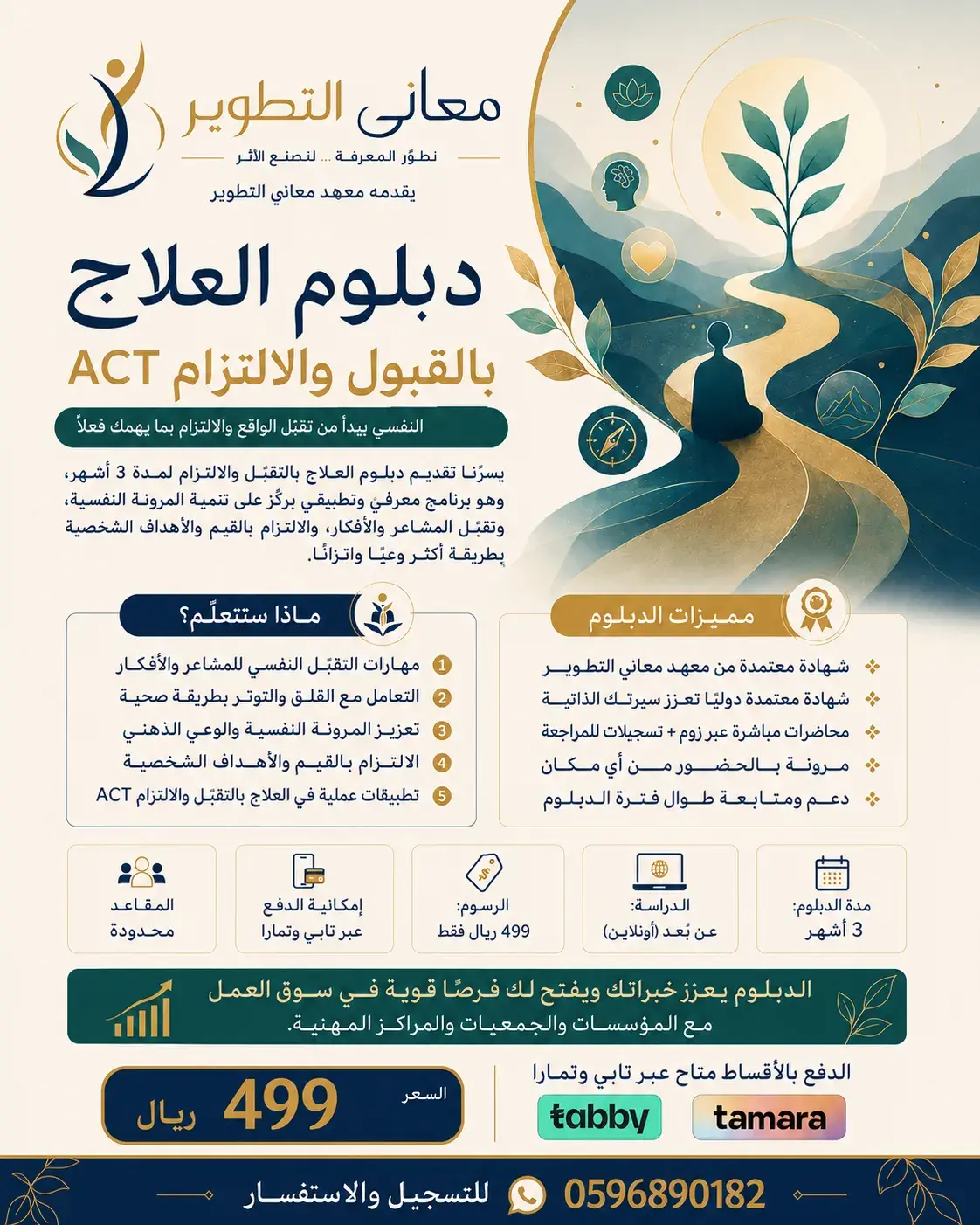 دبلوم العلاج بالقبول والالتزام ACT